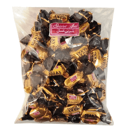 تافی با مغز کاکائو میلکی موو شیرین عسل وزن 500 گرم