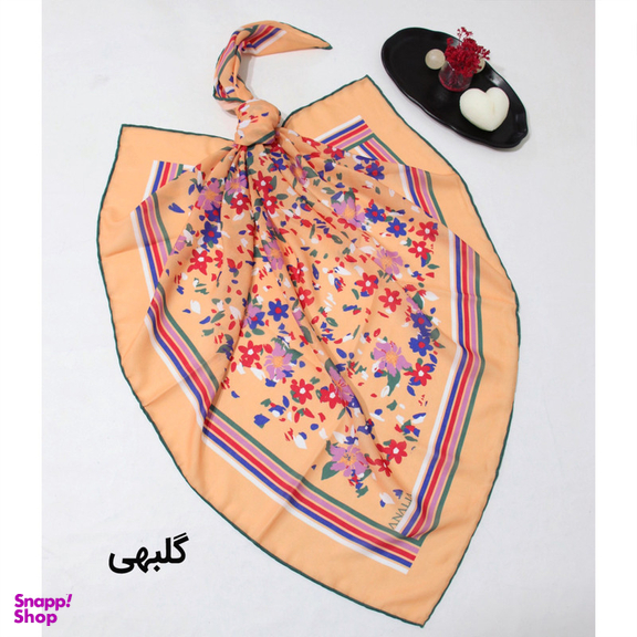 روسری زنانه آنالیا مدل نخی خنک تابستانی طرح گل ریز کد ana-5026