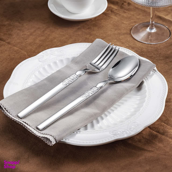 سرویس قاشق و چنگال 12 پارچه جی فی نی مدل T31