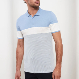 پولوشرت آستین کوتاه مردانه ال سی وایکیکی مدل آنتی باکتریال فیت اسلیم
