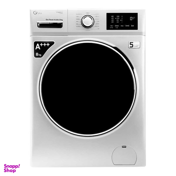 ماشین لباسشویی جی پلاس مدل GWM-M8220W ظرفیت 8 کیلوگرم