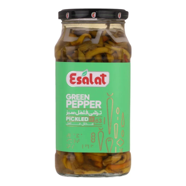 ترشی فلفل سبز اصالت وزن 540 گرم