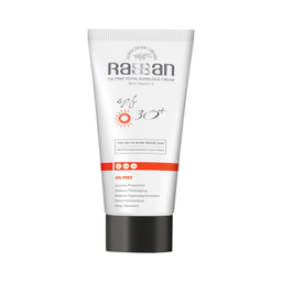 کرم ضد آفتاب بدون رنگ راسن SPF 30 مدل potent مناسب پوست های چرب حجم 40 میلی لیتر