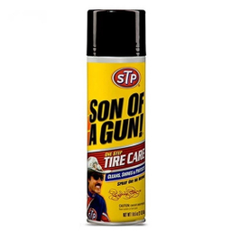 اسپری براق کننده لاستیک خودرو اس تی پی مدل Son Of A Gun حجم 595 میلی لیتر