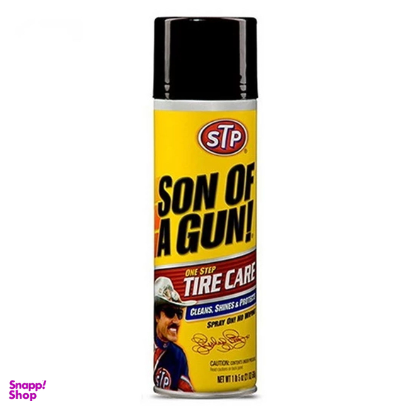 اسپری براق کننده لاستیک خودرو اس تی پی مدل Son Of A Gun حجم 595 میلی لیتر