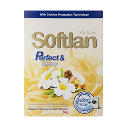 پودر ماشین لباسشویی سافتلن سری Gold Selection مدل Perfect And Shine حجم 500 گرم بسته 2 عددی
