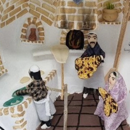 کاسه دیوارکوب حجیم سازی شده طرح نانوایی سنتی مدل TP-1023-0207-00