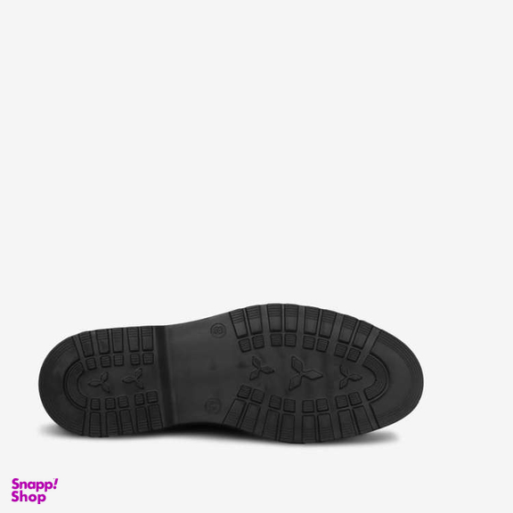 نیم بوت چرم طبیعی مردانه مونو کد J5532-001 رنگ مشکی