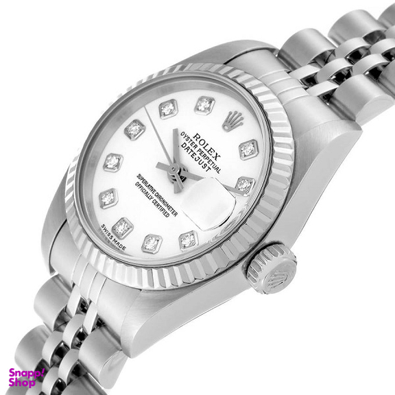 ساعت عقربه ای زنانه طرح رولکس مدل Datejust کد 000013