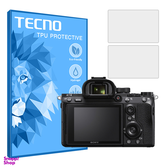 محافظ صفحه نمایش شفاف دوربین تکنو مدل HyGEL مناسب برای دوربین دیجیتال سونی A7III بسته 2 عددی