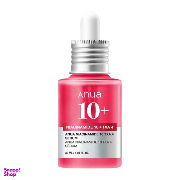 سرم آنوا مدل نیاسینامید 10% و ترانگزامیک اسید 4% حجم 30 میلی لیتر