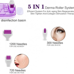 ماساژور دی ار اس مدل derma roller5 in 1 بسته 5 عددی