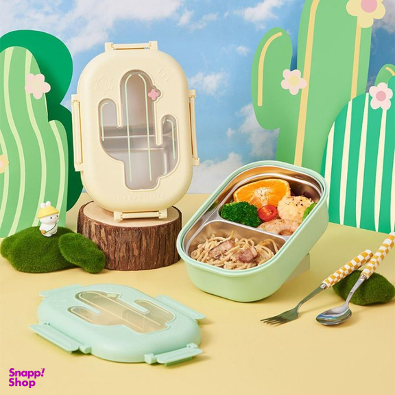 ظرف غذا سفری طرح کاکتوس