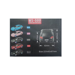 اسپیکر بلوتوثی وستر طرح ماشین کد WS-599