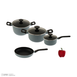 سرویس قابلمه و تابه استیل 7 پارچه برگهف مدل Slate کد 0407