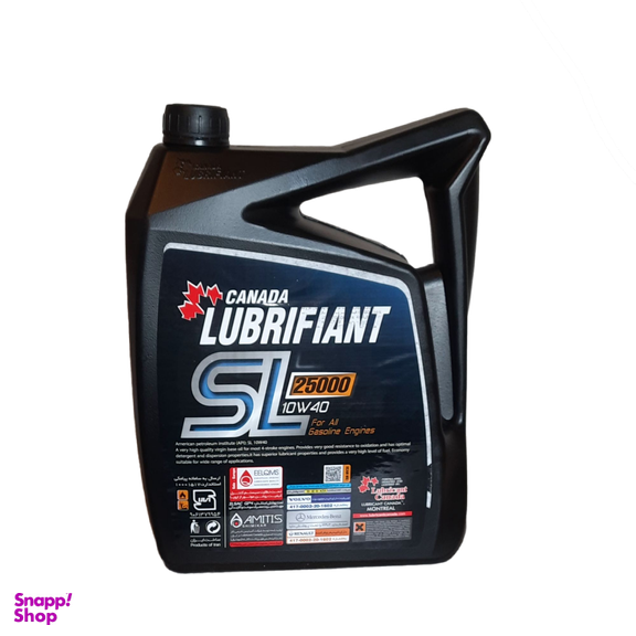 روغن موتور لوبریفنت کانادا 25000 گرید SL10_40 حجم 4.5 لیتر