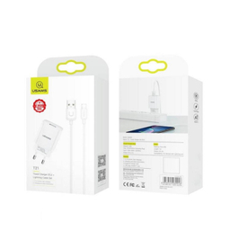 شارژر دیواری یوسمز مدل T21 به همراه کابل Lightning