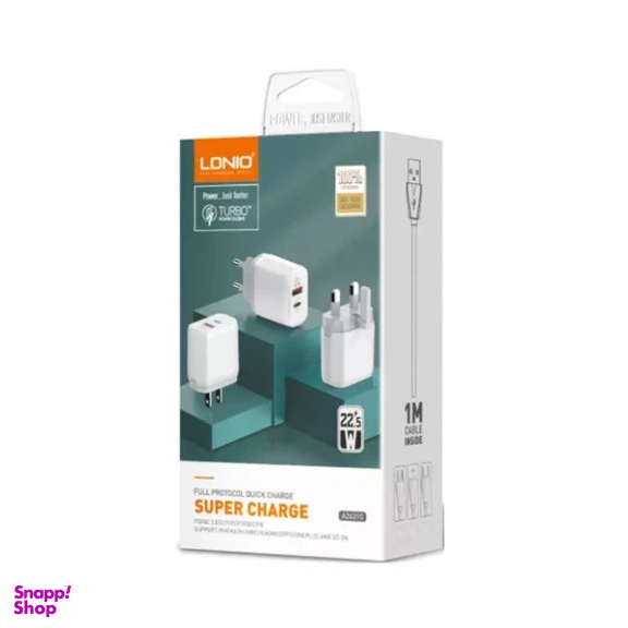 شارژر دیواری الدینیو مدل A2421 iOS