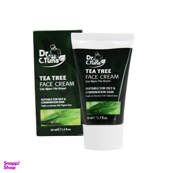 کرم مرطوب کننده دکتر سی تونا مدل Tea Tree حجم 50 میلی لیتر