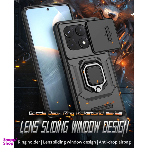 کاور گوشی موبایل سامورایی مدل SHOCKPROOF مناسب برای شیائومی Poco X6 Pro 5G / Redmi K70E