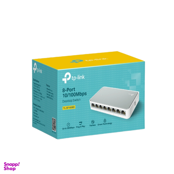هاب سویيچ تی پی-لینک مدل TP-LINK TL-SF1008D 8-PORT