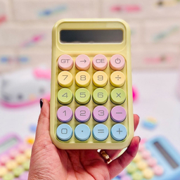 ماشین حساب فانتزی مدل مینیمال طرح رنگی رنگی