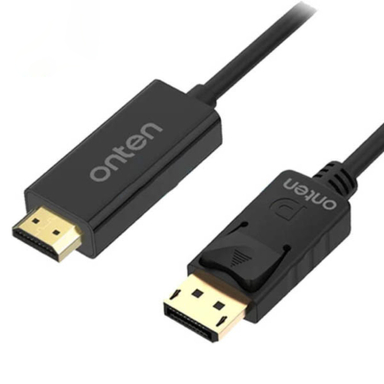 کابل تبدیل DisplayPort به HDMI اونتن مدل OTN-DP303 طول 1.8 متر