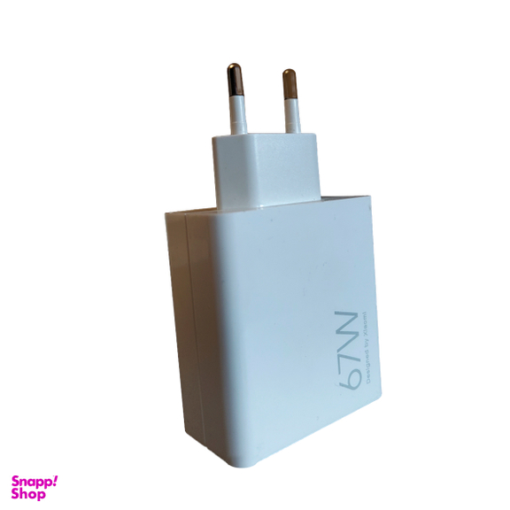 شارژر دیواری شیائومی سوپر فست شارژ توان 67 وات ثانیه شمار مدل MDY-12E-EH