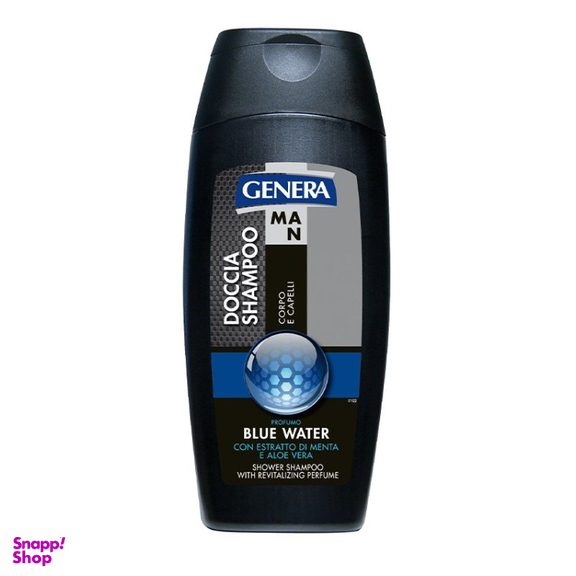 شامپو سر و بدن مردانه جنرا مدل Blue Water حجم 300 میلی لیتر