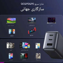 شارژر 65 وات اورایمو مدل HyperGaN 65