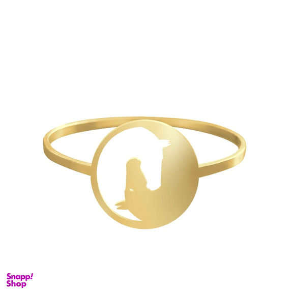 انگشتر طلا 18 عیار زنانه شمیم گلد گالری کد AA23 طرح اسب