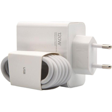 شارژر دیواری 120 وات شیائومی مدل 120W MI به همراه کابل USB Type-C