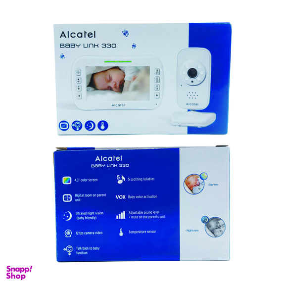 دوربین و پیجر تصویری اتاق کودک آلکاتل مدل BABY LINK 330