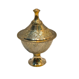 قندان برنجی مدل پایه دار کد 1021