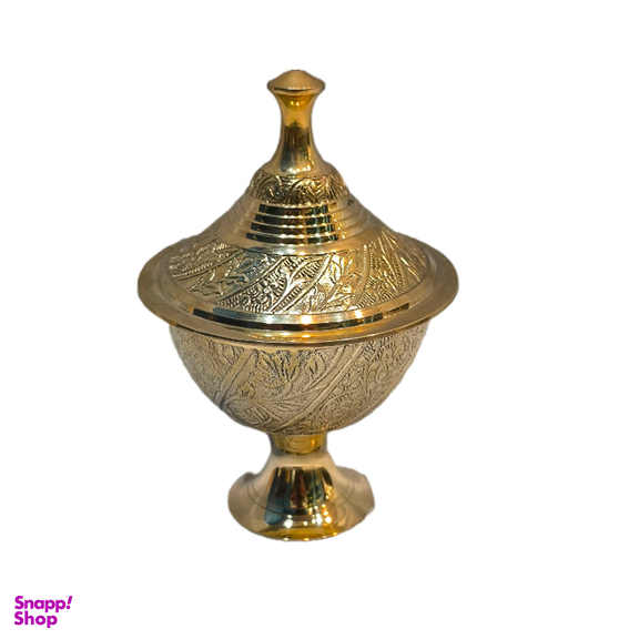 قندان برنجی مدل پایه دار کد 1021