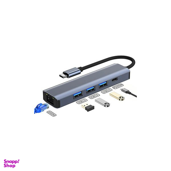 هاب 5 پورت USB-C مدل BYL-2302