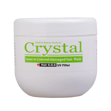 ماسک مو آسیب دیده کریستال (Crystal) مدل Colored & Damaged حجم 500 میلی لیتر