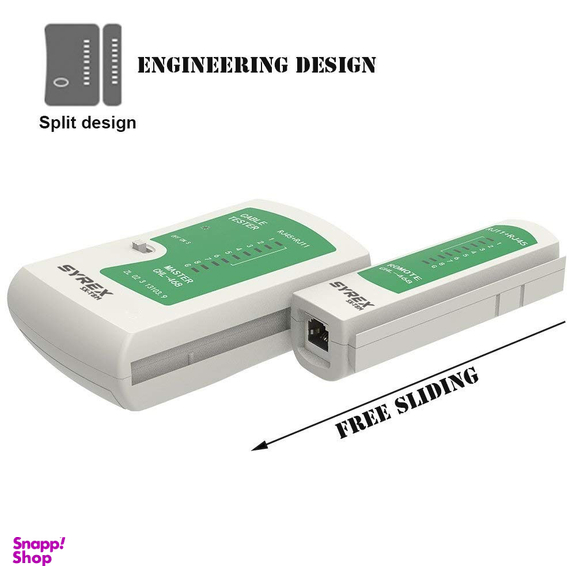 تستر کابل شبکه سایرکس مدل SX-T8M
