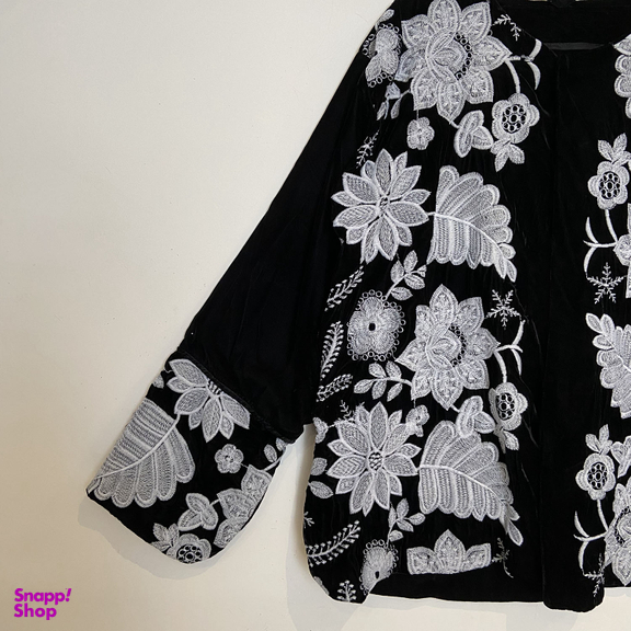 مانتو زنانه مدل ولوت رنگ مشکی