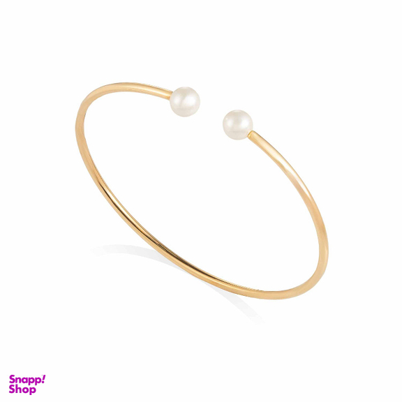 بنگل طلا 18 عیار زنانه میلی گالری طرح مروارید کد MT1823