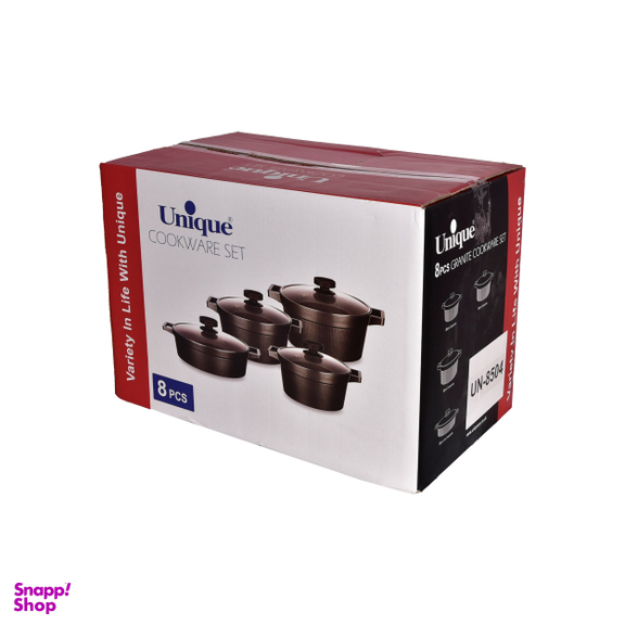 سرویس پخت و پز 8 پارچه یونیک مدل دیاموند کد 8500