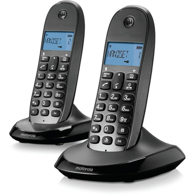 تلفن بی سیم دو گوشی موتورلا مدل C1002XC