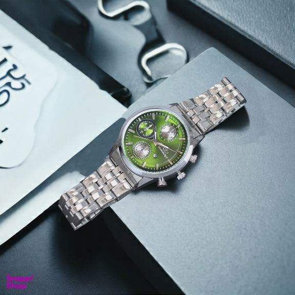 ساعت عقربه ای زنانه الگانس کد EZSCJ1879 رنگ سبز