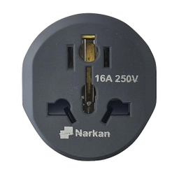 تبدیل برق 3 شاخه به 2 شاخه نارکن مدل 16A