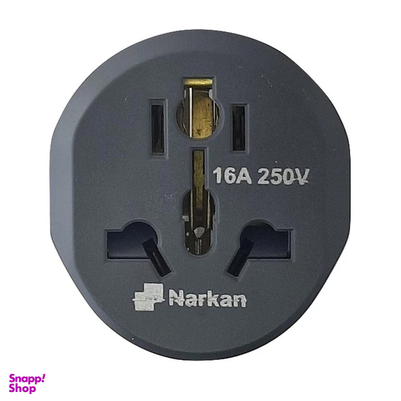 تبدیل برق 3 شاخه به 2 شاخه نارکن مدل 16A