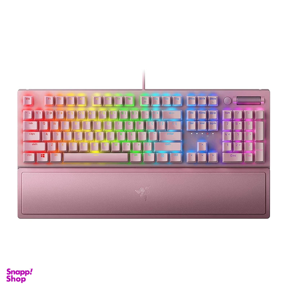 کیبورد مخصوص بازی ریزر (Razer) مدل BLACKWIDOW V3 Chroma RGB With Green Switch