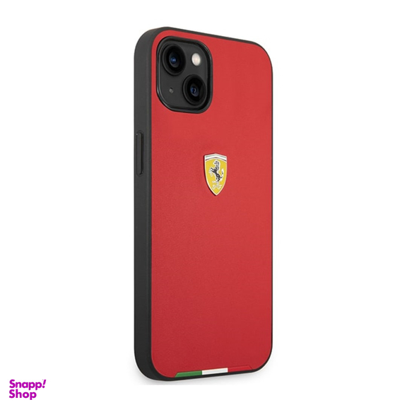 قاب موبایل چرمی سی جی کد 183435 طرح فراری مناسب iPhone 14 Plus