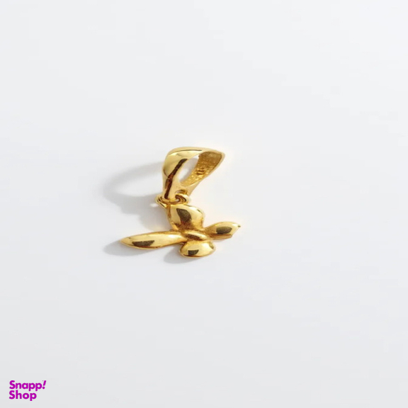 آویز گردنبند طلا 18 عیار زنانه مدل گل کد S014