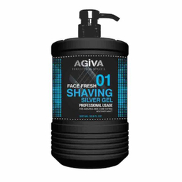 ژل اصلاح آگیوا مدل Silver Gel حجم 1000 میلی لیتر