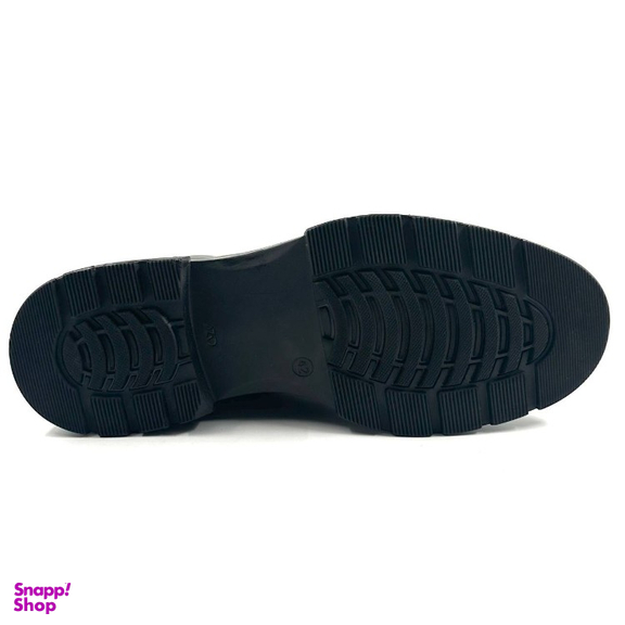 بوت تمام چرم مردانه چرم میخچی کد M426 رنگ مشکی